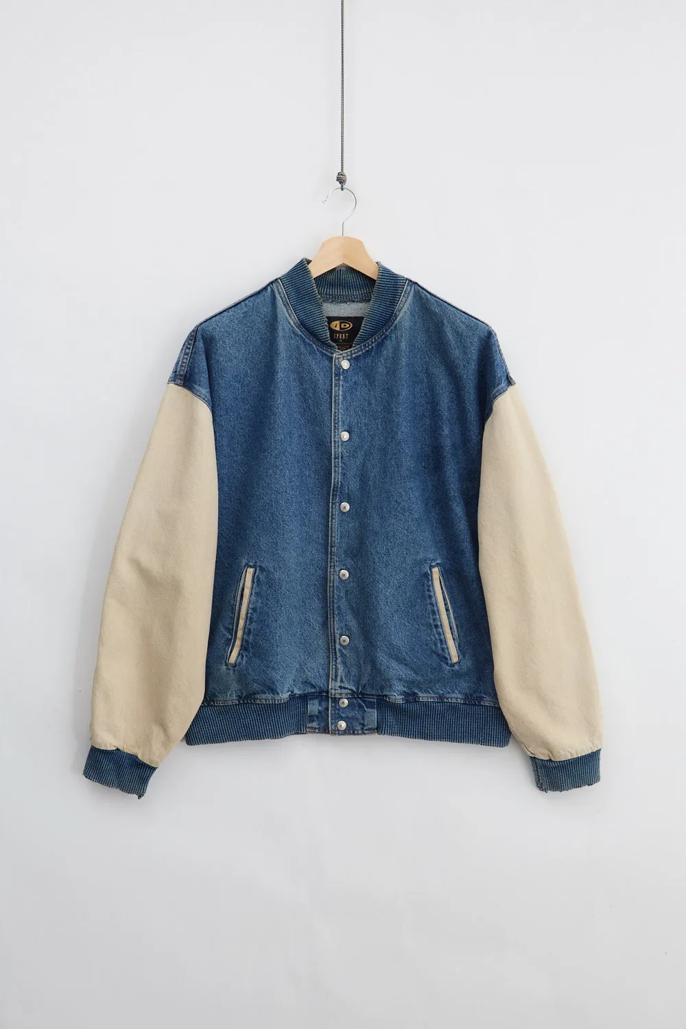 Varsity Denim Jacket (XL) sold by Livid Jeans