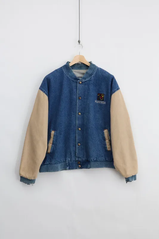 Pro Varsity Denim Jacket (XL) made by Vintage