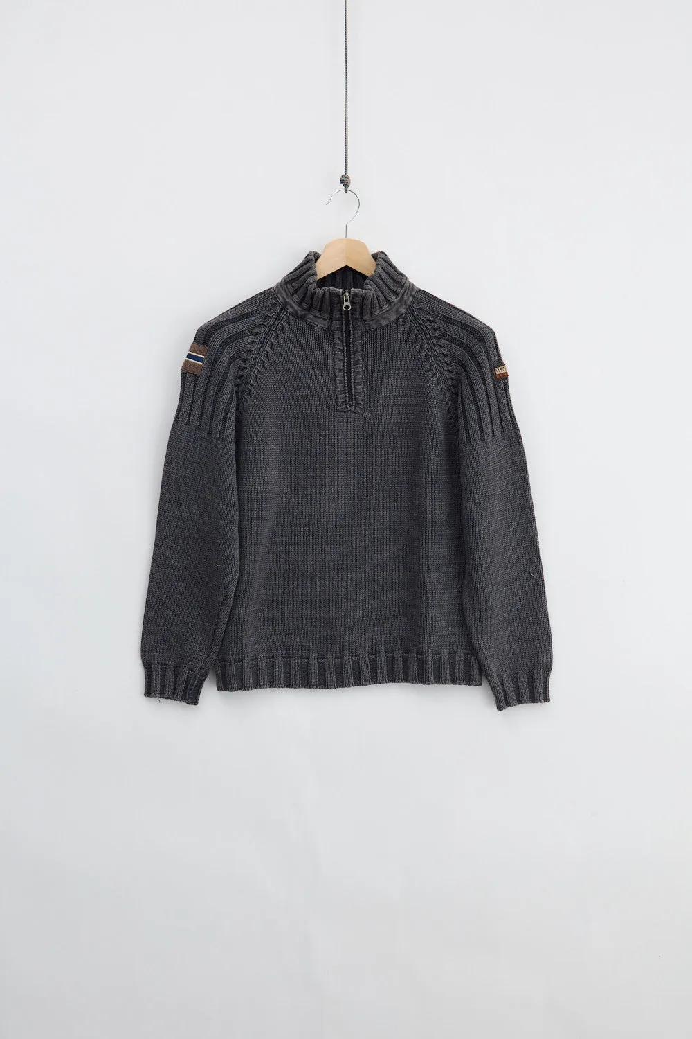 Napapjiri Wool Quarter Zip (S) sold by Livid Jeans