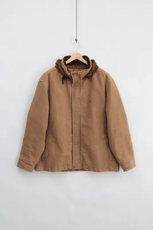 Timberland Padded Brushed Cotton Jacket (2XL) made by Vintage