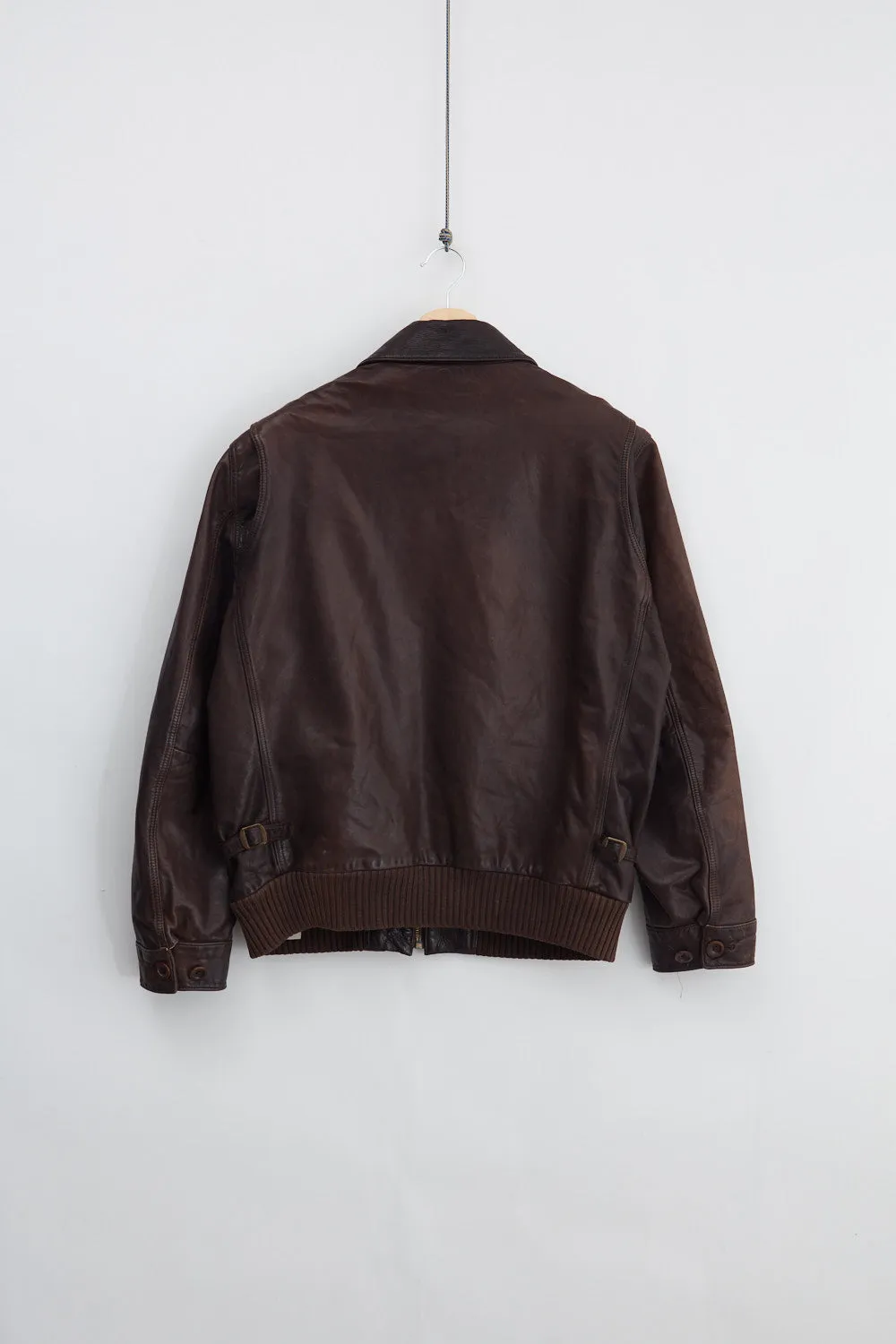 Timberland Leather Bomber Jacket (L) sold by Livid Jeans product image thumbnail 2
