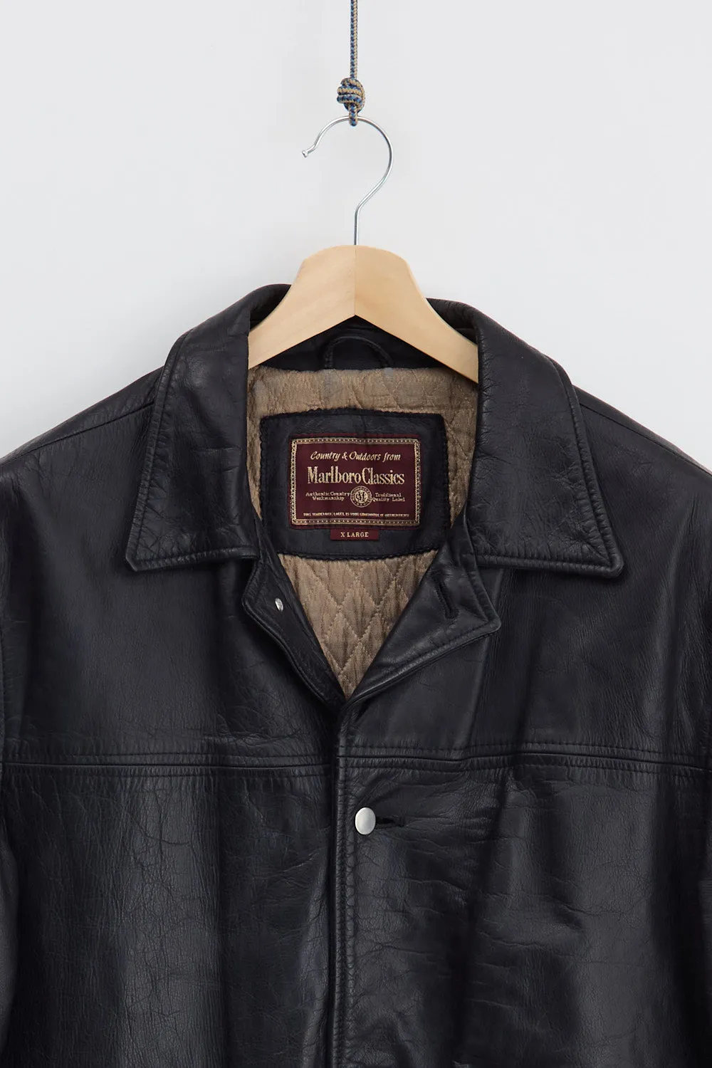 Marlboro Classics Leather Carcoat (XL) sold by Livid Jeans product image thumbnail 3