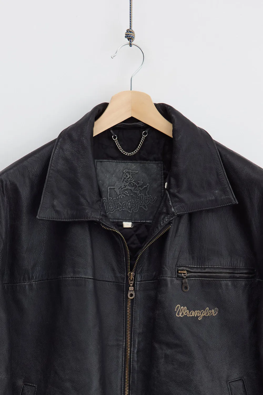Wrangler Leather Jacket (2XL) sold by Livid Jeans product image thumbnail 3