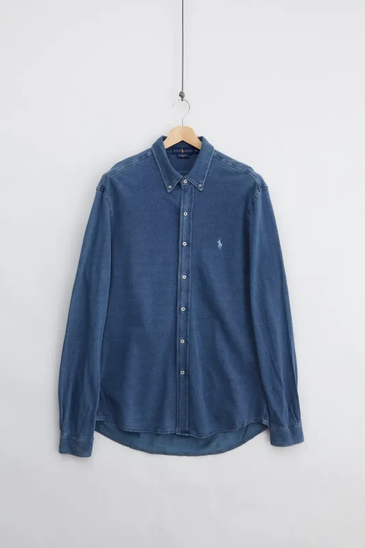 Ralph Lauren Featherweight Mesh Shirt (XL) made by Vintage