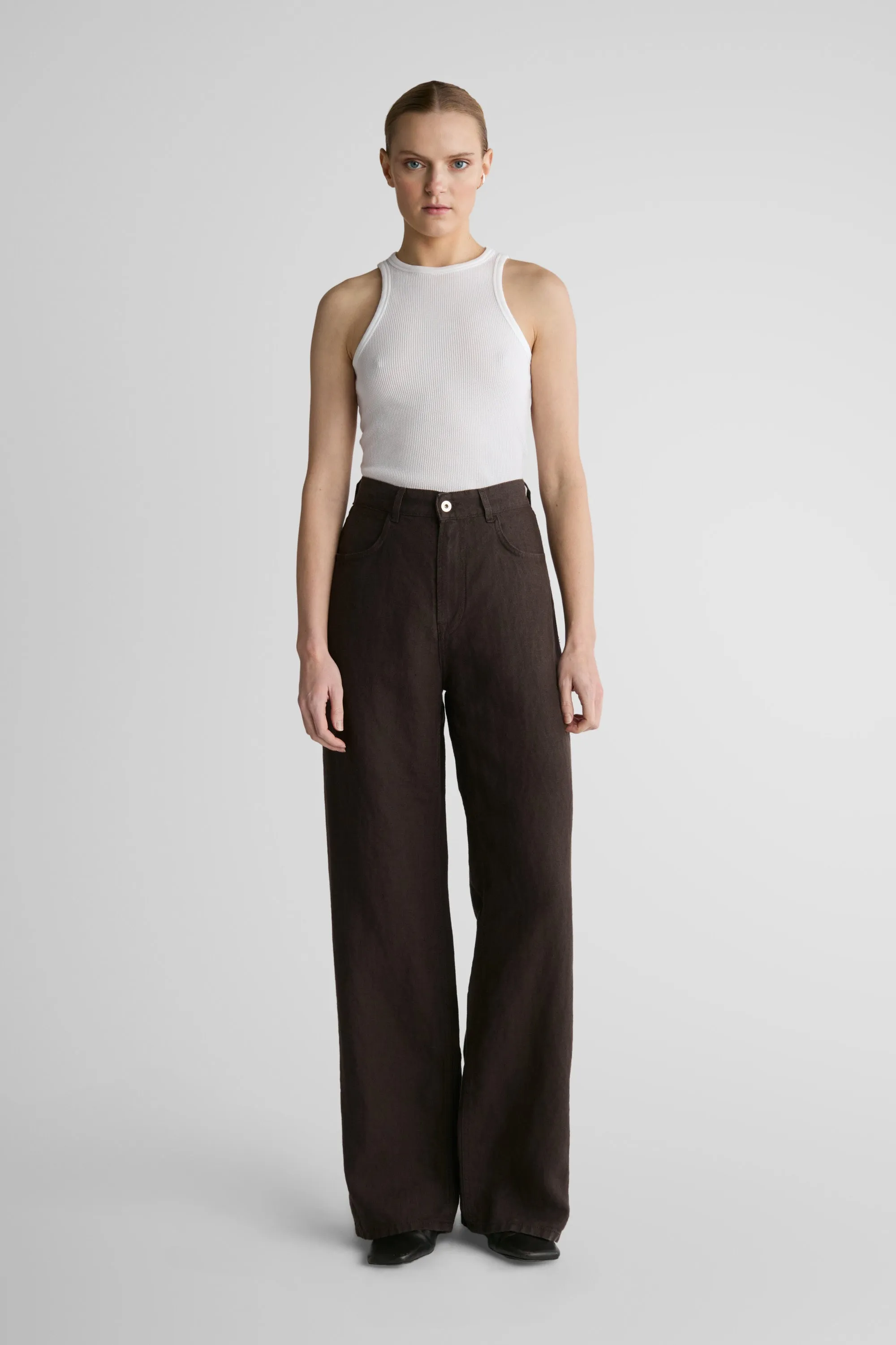 Keri Linen Java sold by Livid Jeans