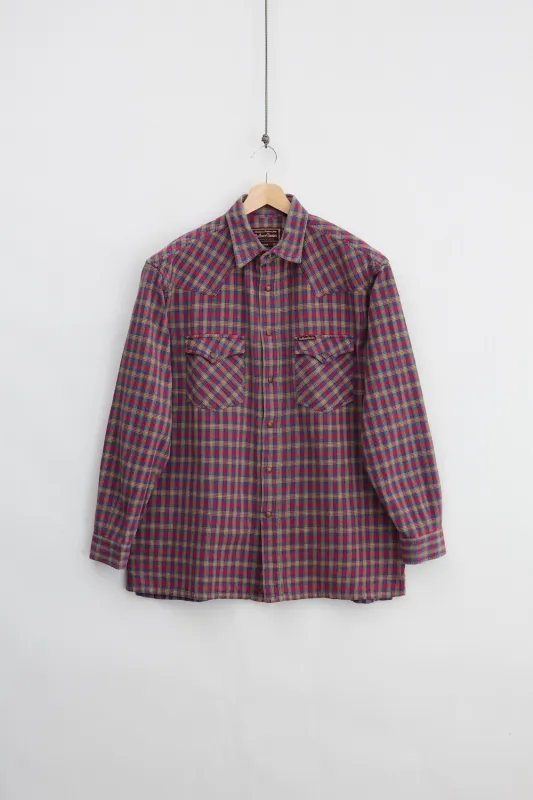 Marlboro Classics Western Flannel Shirt (L) made by Vintage