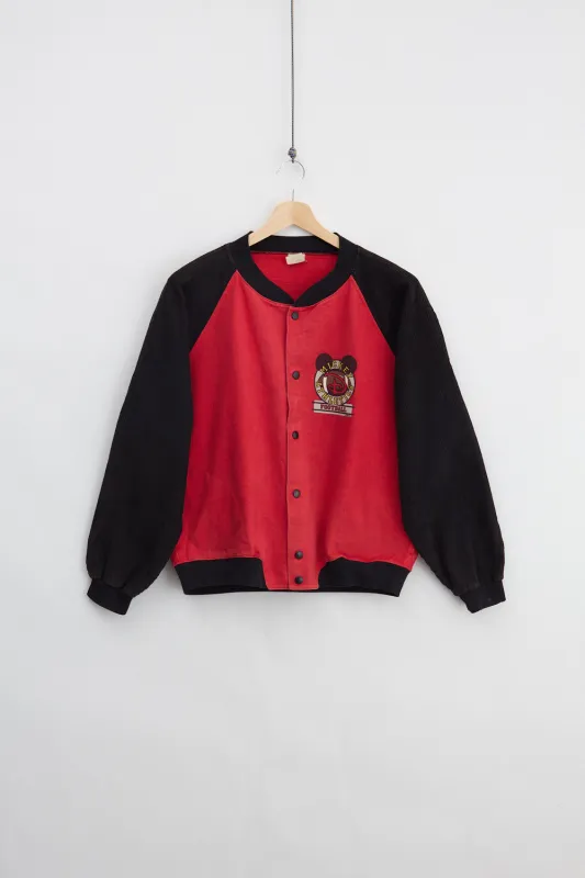Disney Mickey Athletics Bomber Jacket (L) made by Vintage