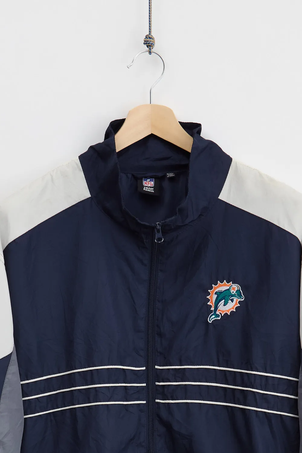Reebok Miami Dolphins Windbreaker Jacket (2XL) sold by Livid Jeans product image thumbnail 3