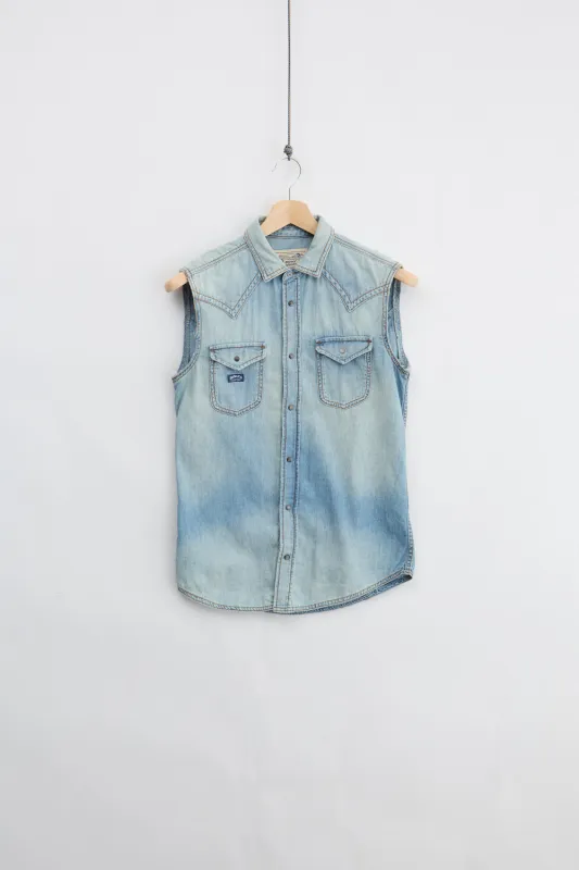 Diesel Shortsleeve Denim Vest (S) made by Vintage