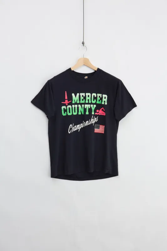 Mercer County Championship Tee (L) made by Vintage