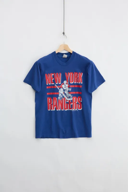 1989 New York Rangers Tee (L) made by Vintage