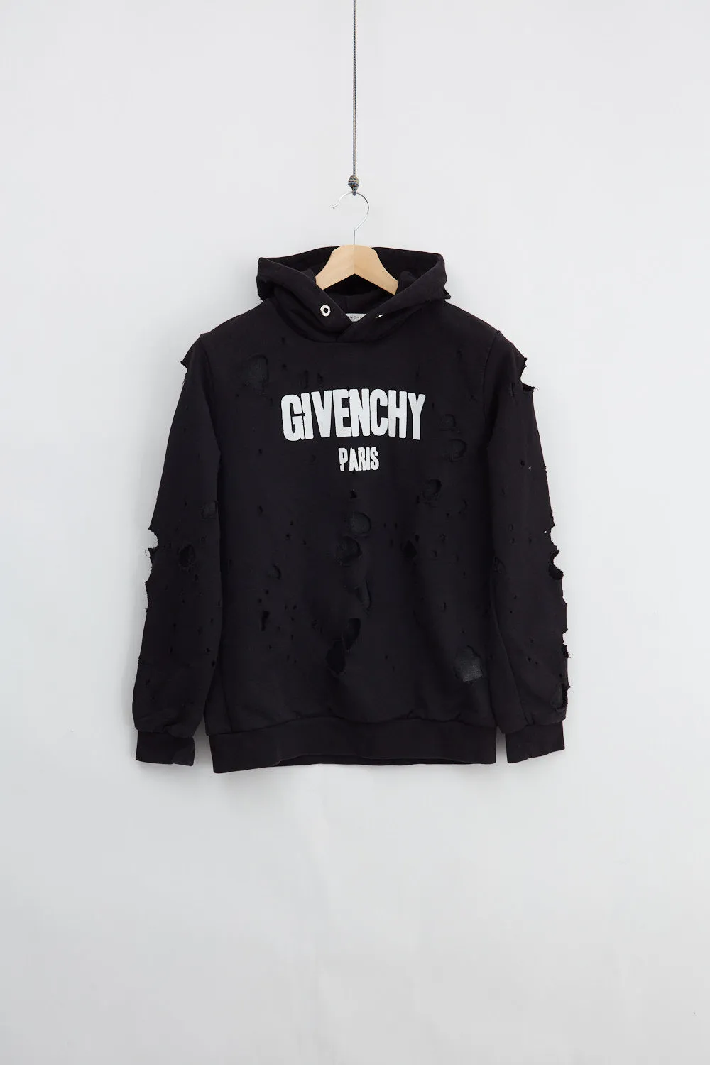Givenchy "Destroyed" Hoodie (M) sold by Livid Jeans