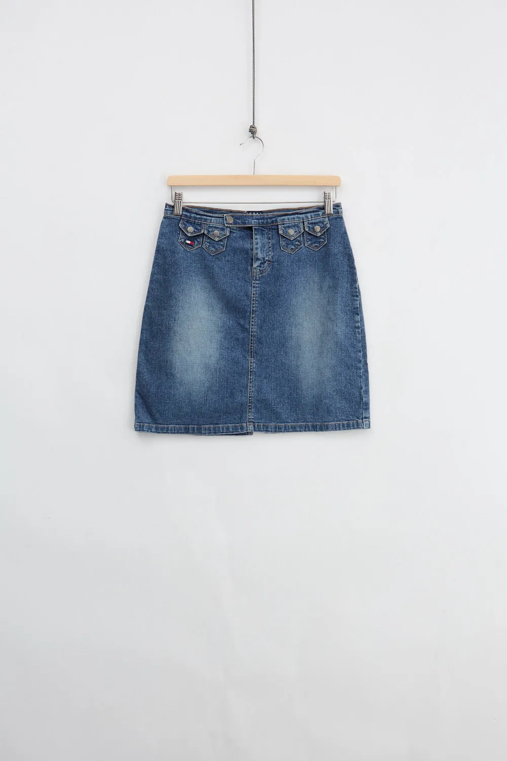 Tommy Jeans Denim Skirt (W28) sold by Livid Jeans