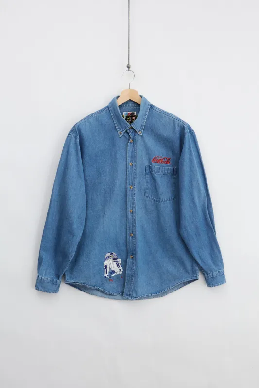 Everything Denim Shirt (L) made by Vintage