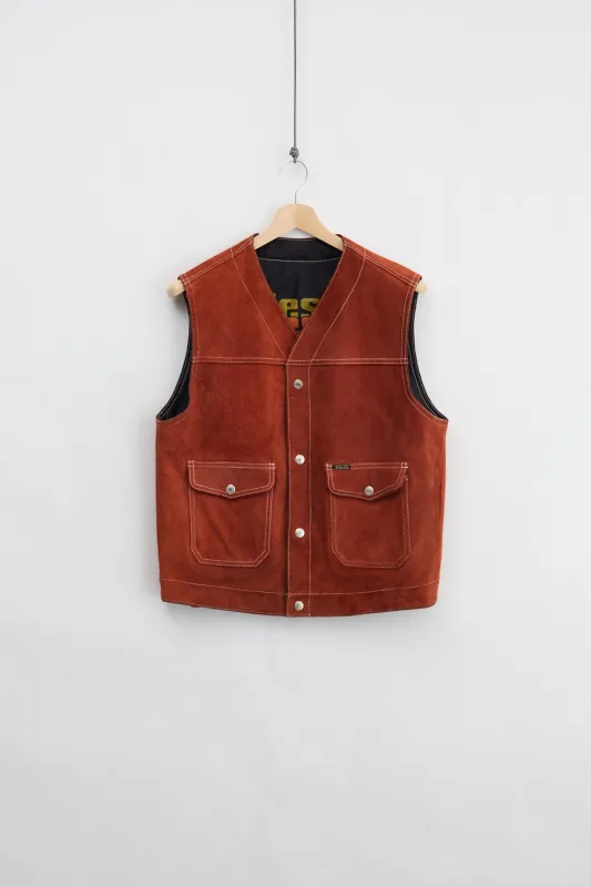Reversible Diesel Suede Vest (L) made by Vintage
