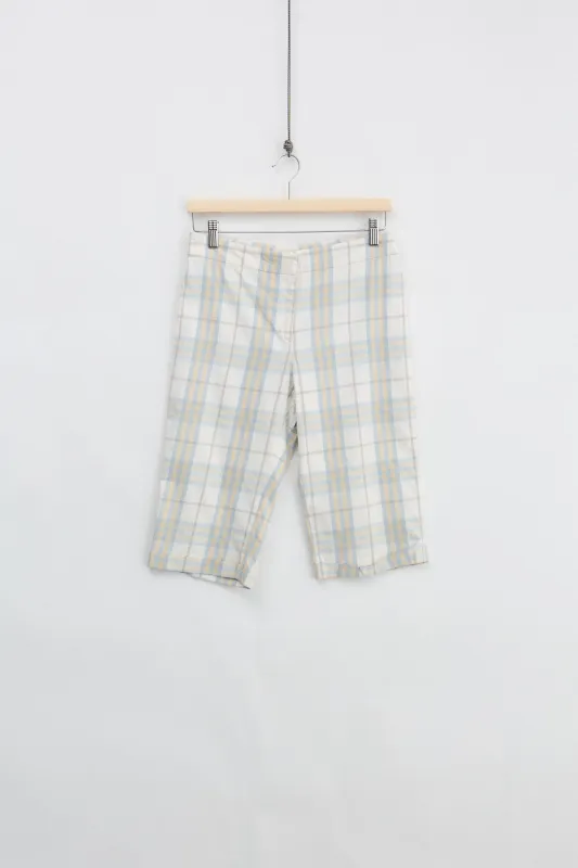 Burberry Monogram Cotton Shorts (W28) made by Vintage