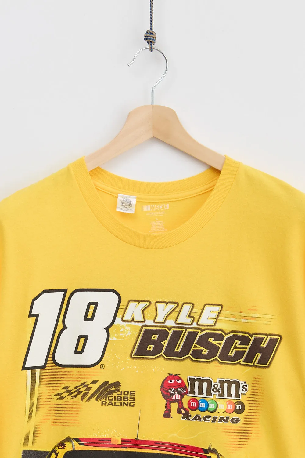 Kyle Busch #18 M&M Nascar Tee (XL) sold by Livid Jeans product image thumbnail 3
