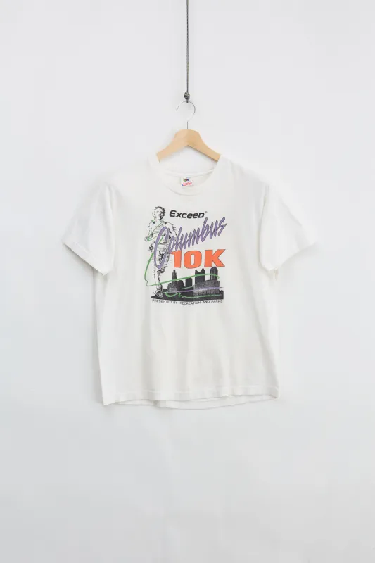 Columbus 10K Mile Tee (L) made by Vintage