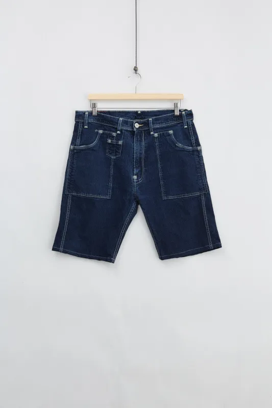 Levi's Red 505 Denim Shorts (W36) made by Vintage