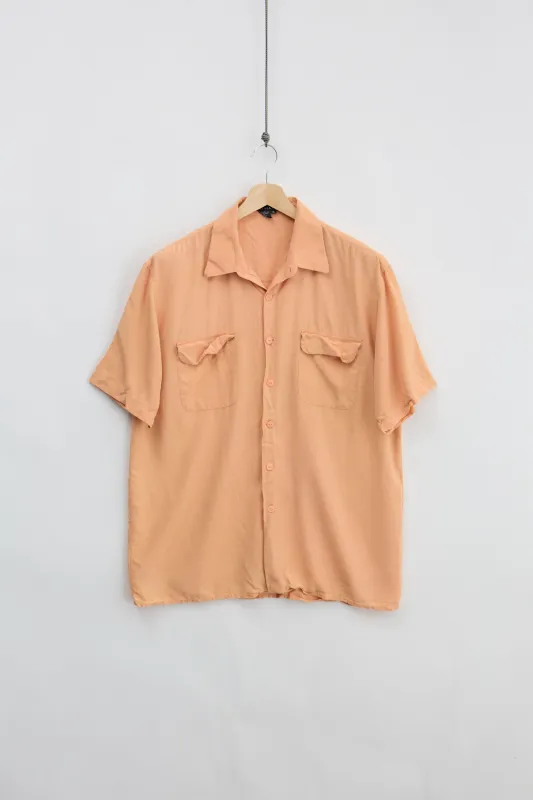 Silk Resort Shirt (XL) made by Vintage
