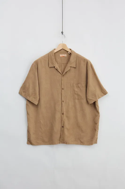 Silk Resort Shirt (2XL) made by Vintage