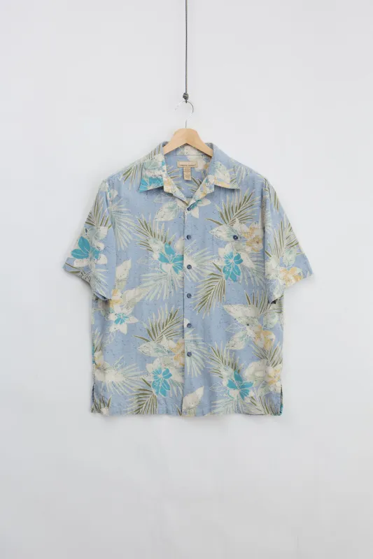 Caribbean Silk Shirt (L) made by Vintage
