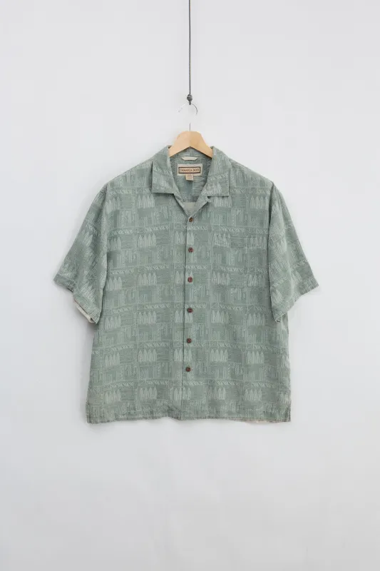 Jamaica Jaxx Silk Shirt (L) made by Vintage
