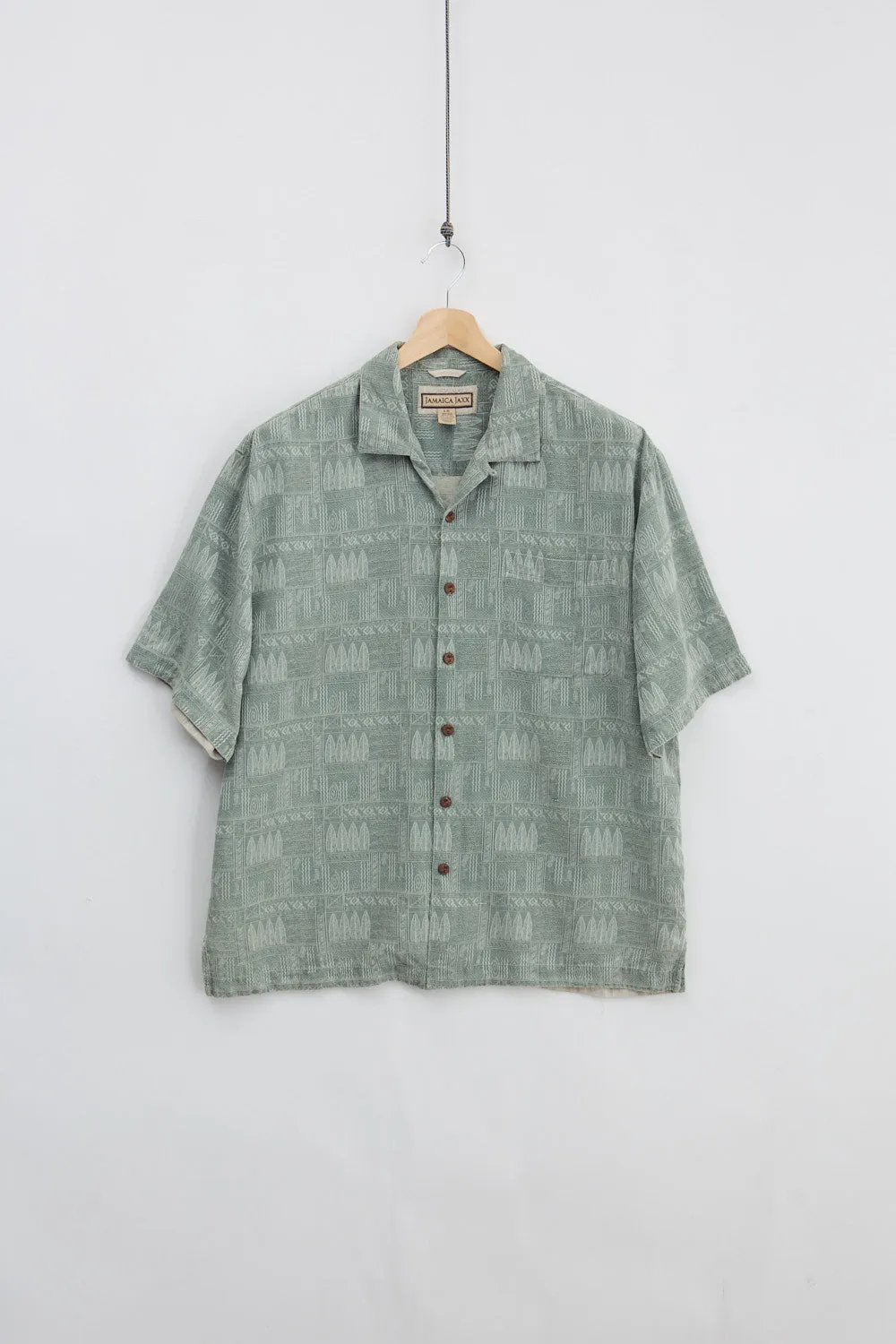 Jamaica Jaxx Silk Shirt (L) sold by Livid Jeans