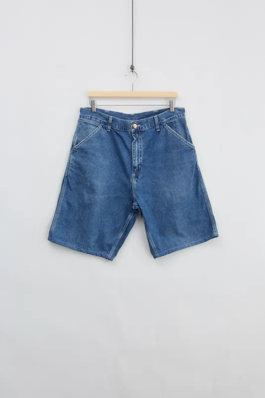 Carhartt "Simple Pant" Denim Shorts (W33) made by Vintage