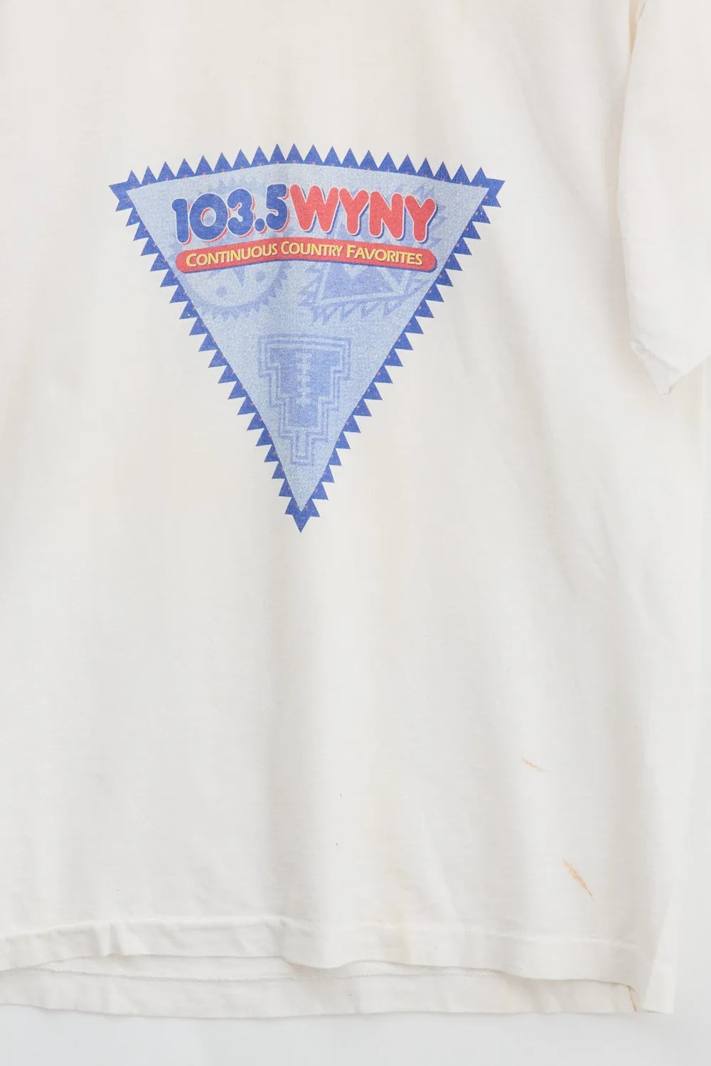 103.5 WYNY Radio Tee (L) sold by Livid Jeans product image thumbnail 2