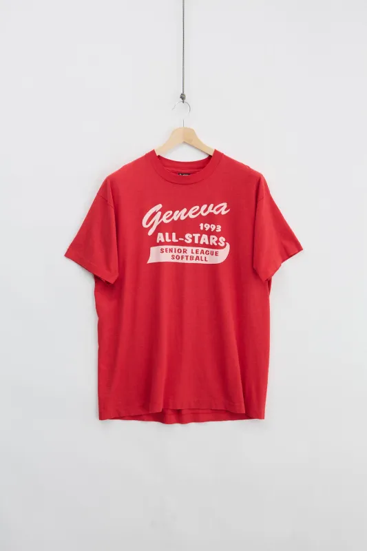 1993 Geneva SSL All-Stars Tee (XL) made by Vintage