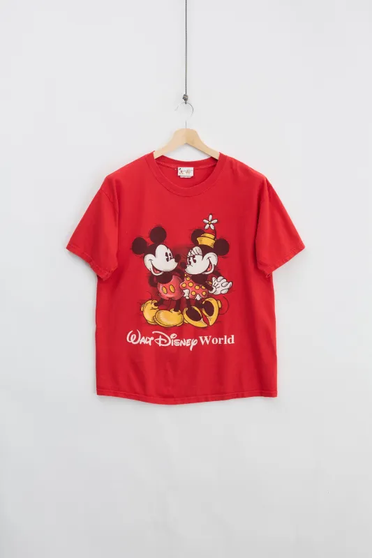 Mickey & Minnie Disney Tee (L) made by Vintage