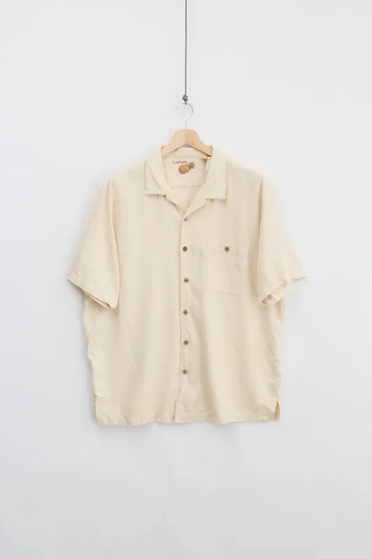 Silk Resort Shirt (2XL) made by Vintage