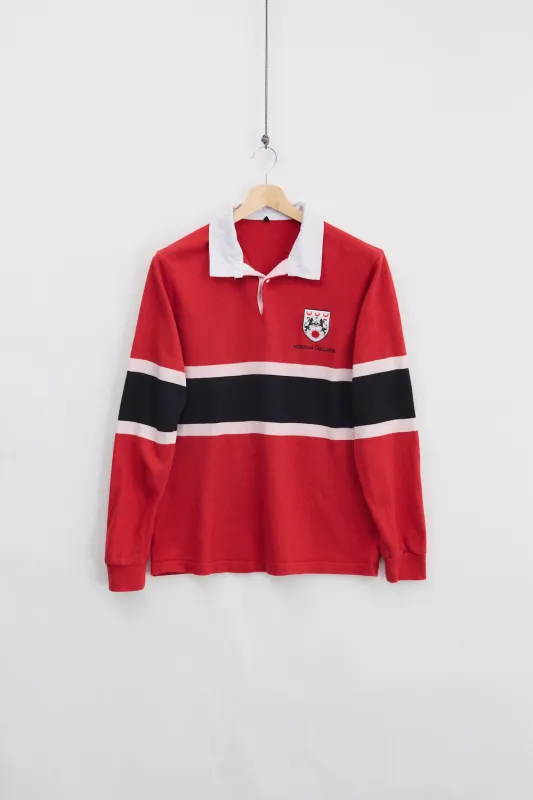 Aquinas College Rugby Shirt (L) made by Vintage
