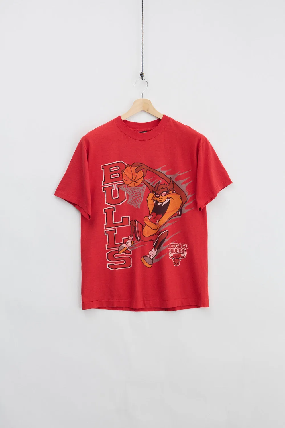 80's Chicago Bulls x Tasmanian Devil Dunk Tee (L) sold by Livid Jeans