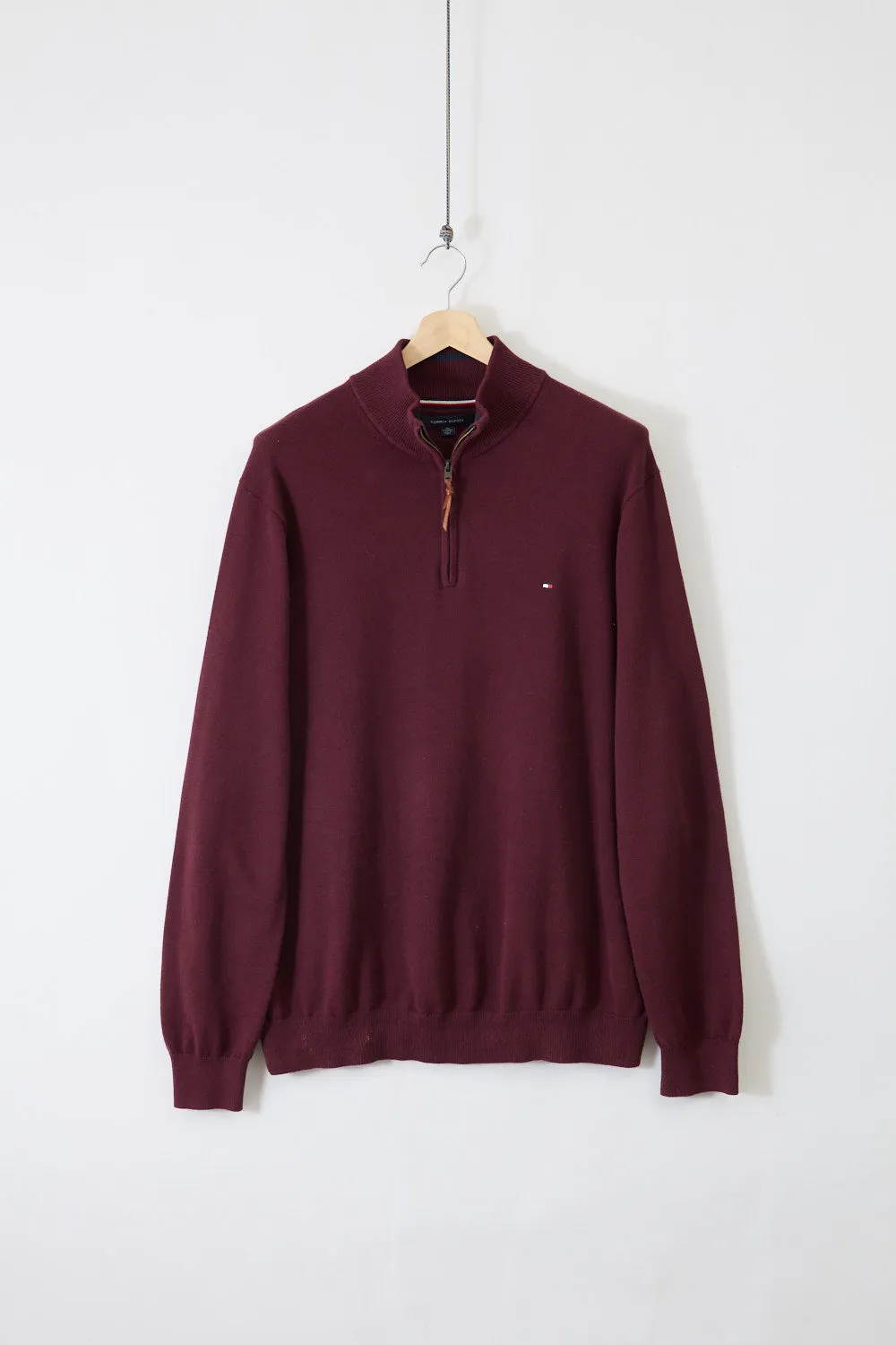Tommy Hilfiger Quarter Zip Knit (2XL) sold by Livid Jeans