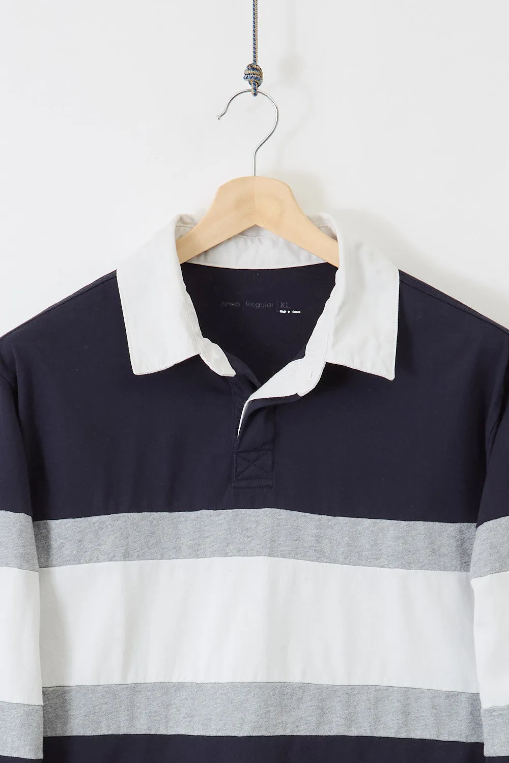 Striped Rugby Shirt (L) sold by Livid Jeans product image thumbnail 2
