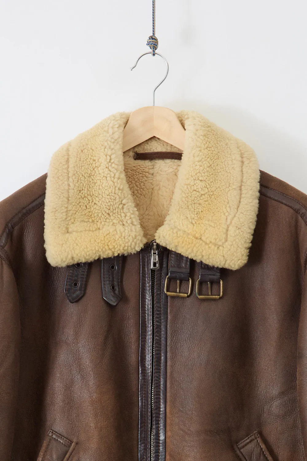 Heavyweight Sheepskin Bomber Jacket (M) sold by Livid Jeans product image thumbnail 2