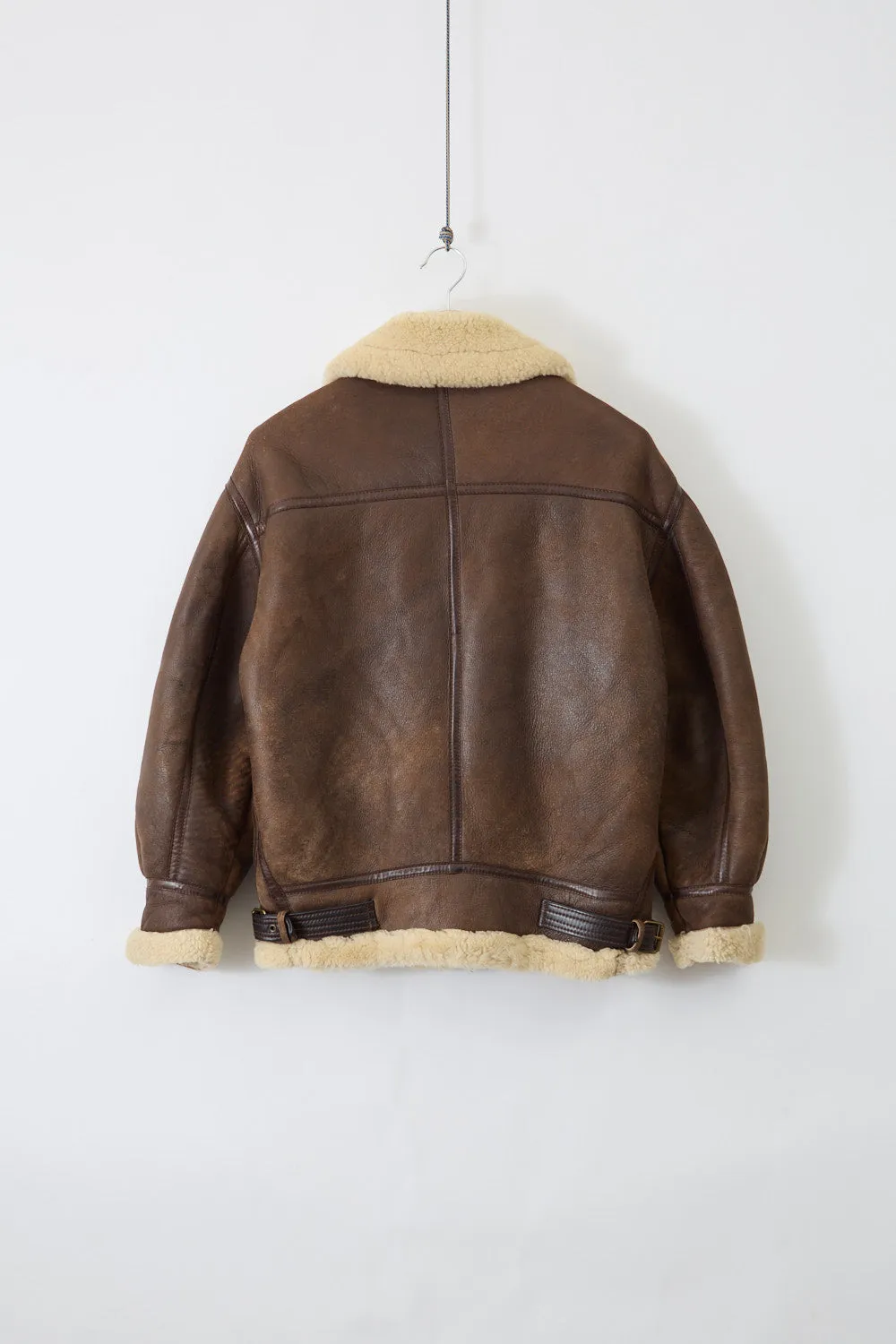 Heavyweight Sheepskin Bomber Jacket (M) sold by Livid Jeans product image thumbnail 3