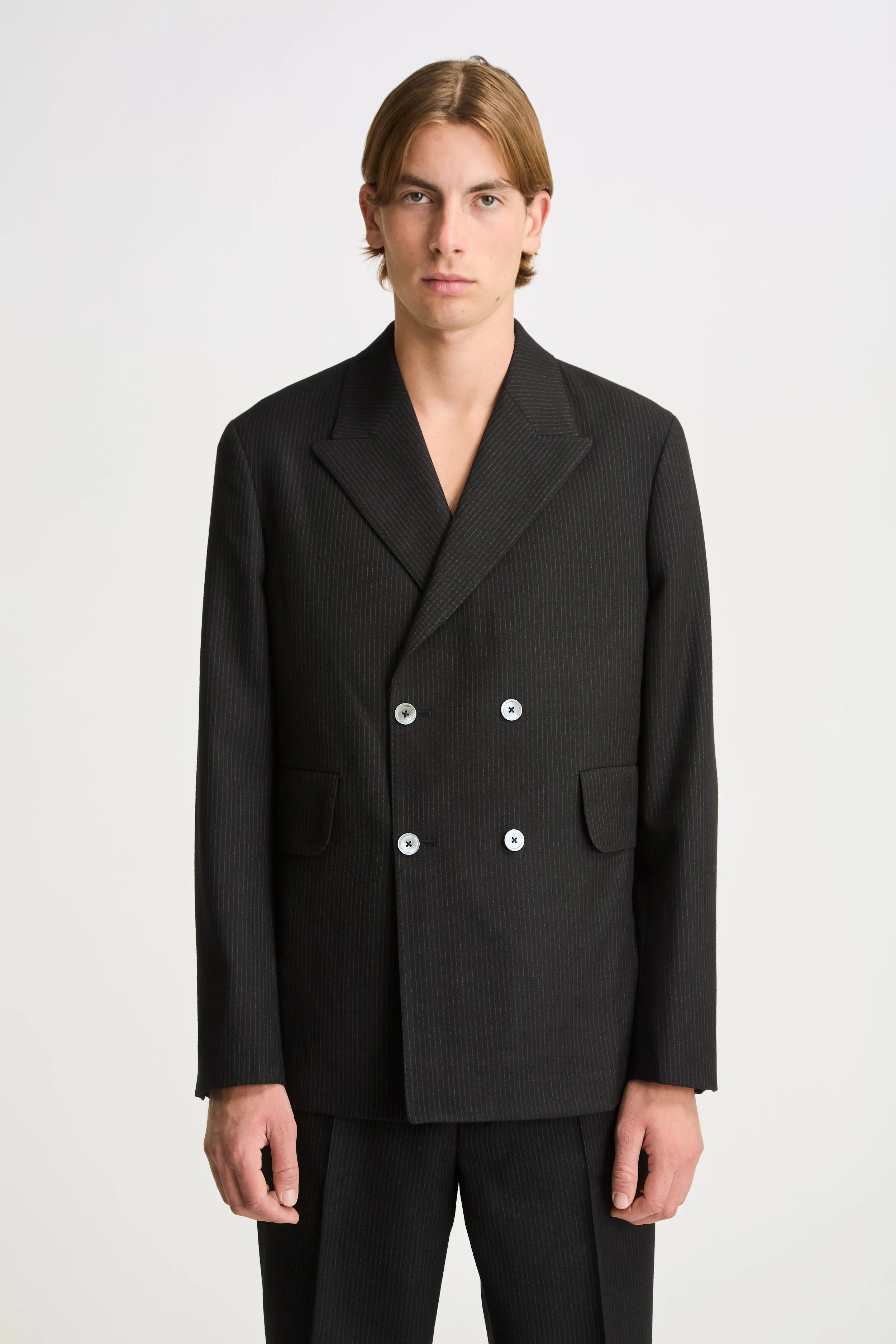 Hayes Suit Jacket Black Stripe sold by Livid Jeans product image thumbnail 2