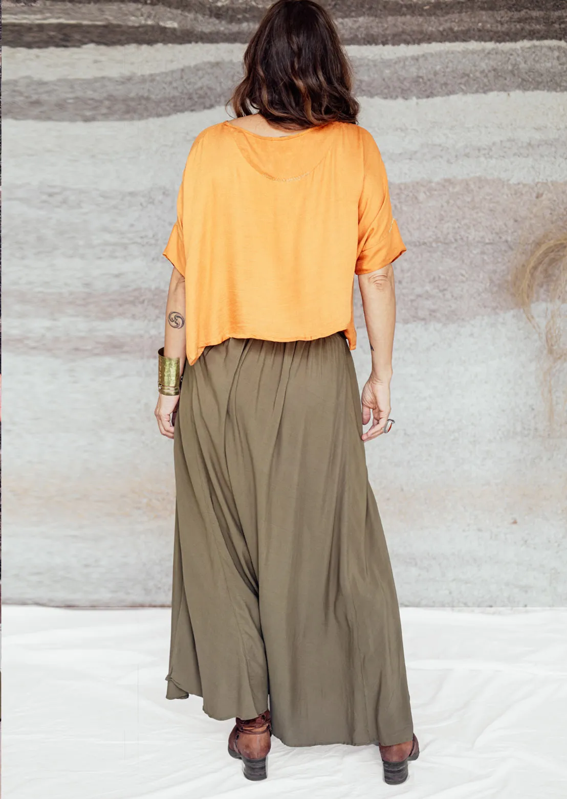 Brush stroke skirt sold by Fairy floss product image thumbnail 4