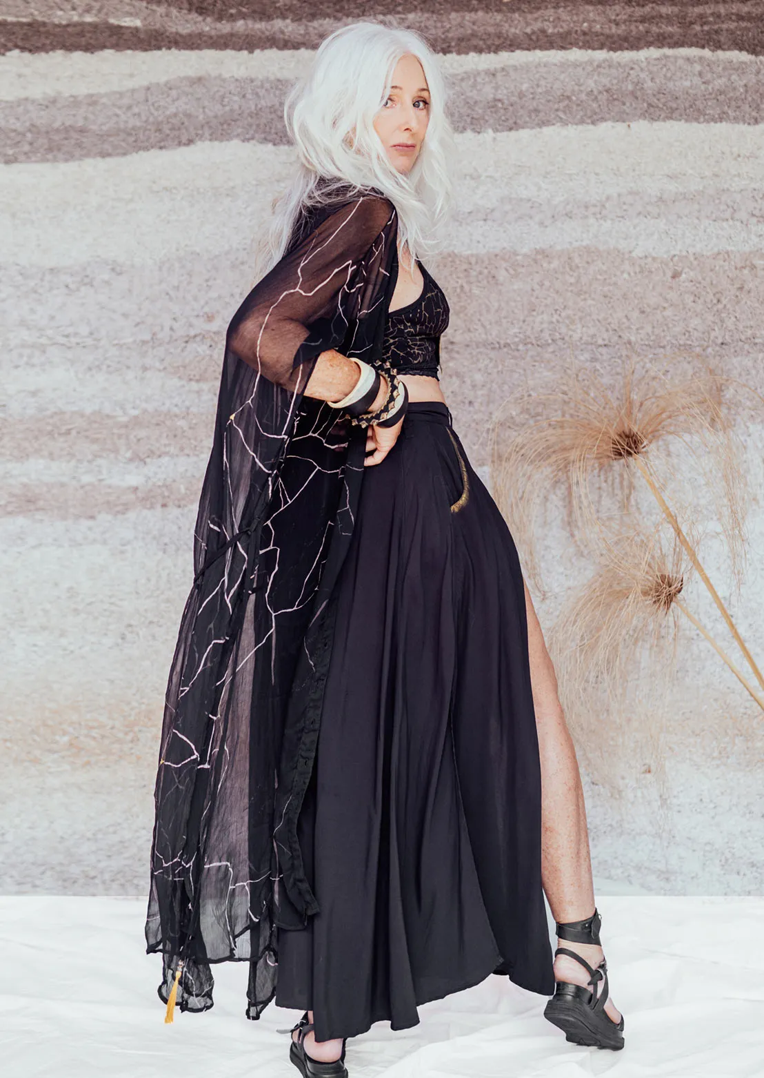 Brush stroke skirt sold by Fairy floss product image thumbnail 3