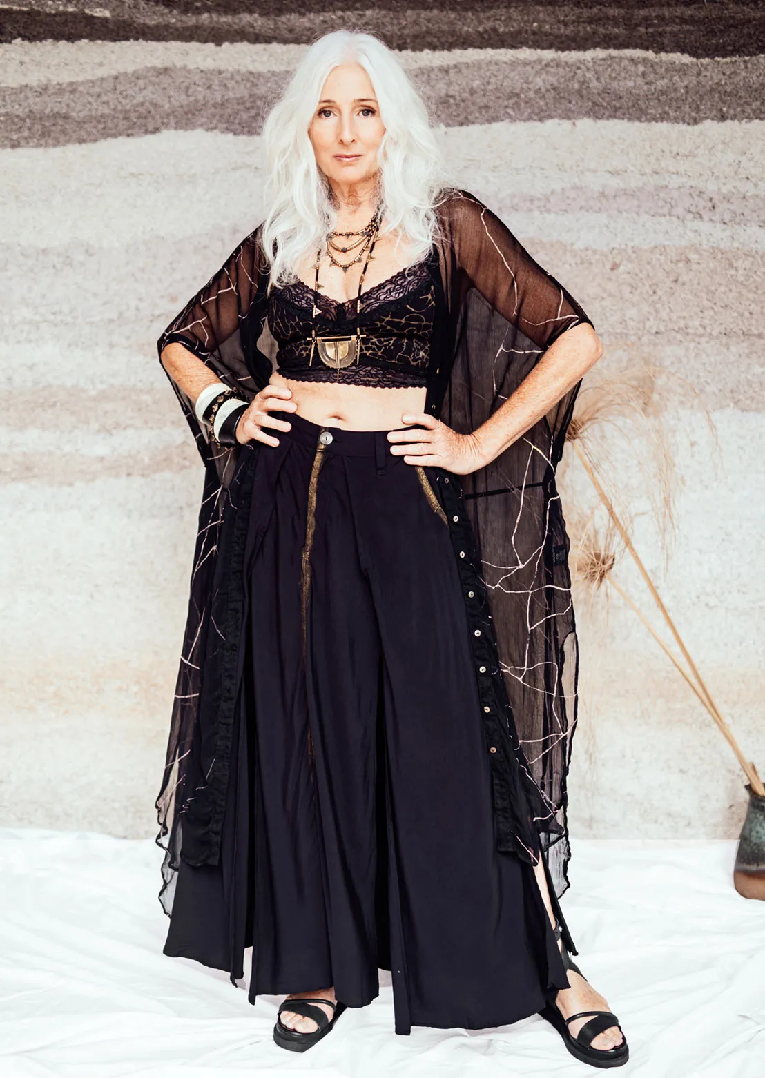 Brush stroke skirt sold by Fairy floss