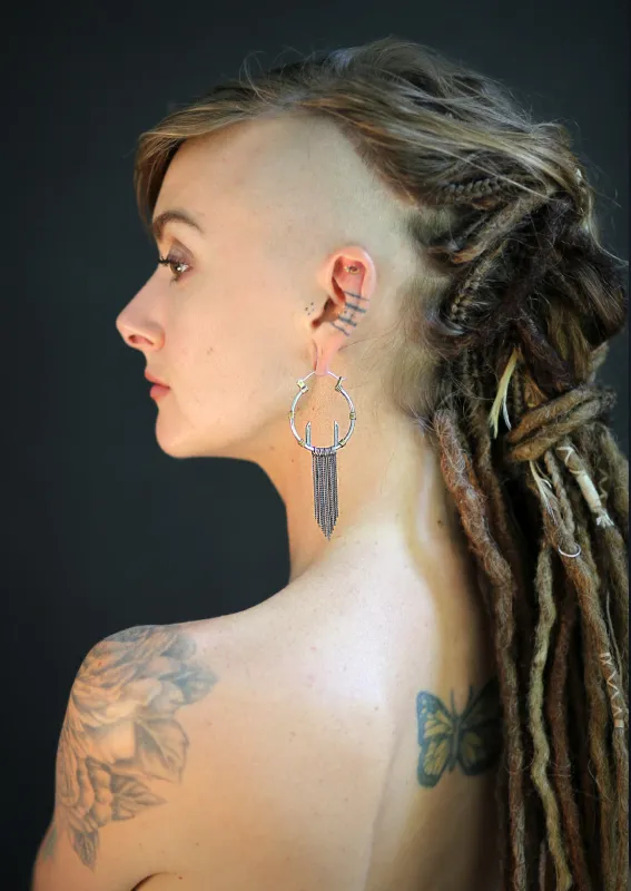 Galadriel earrings made by Fairy floss