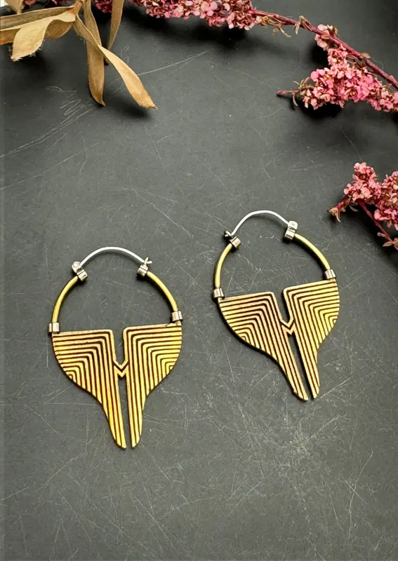Trace earrings made by Fairy floss