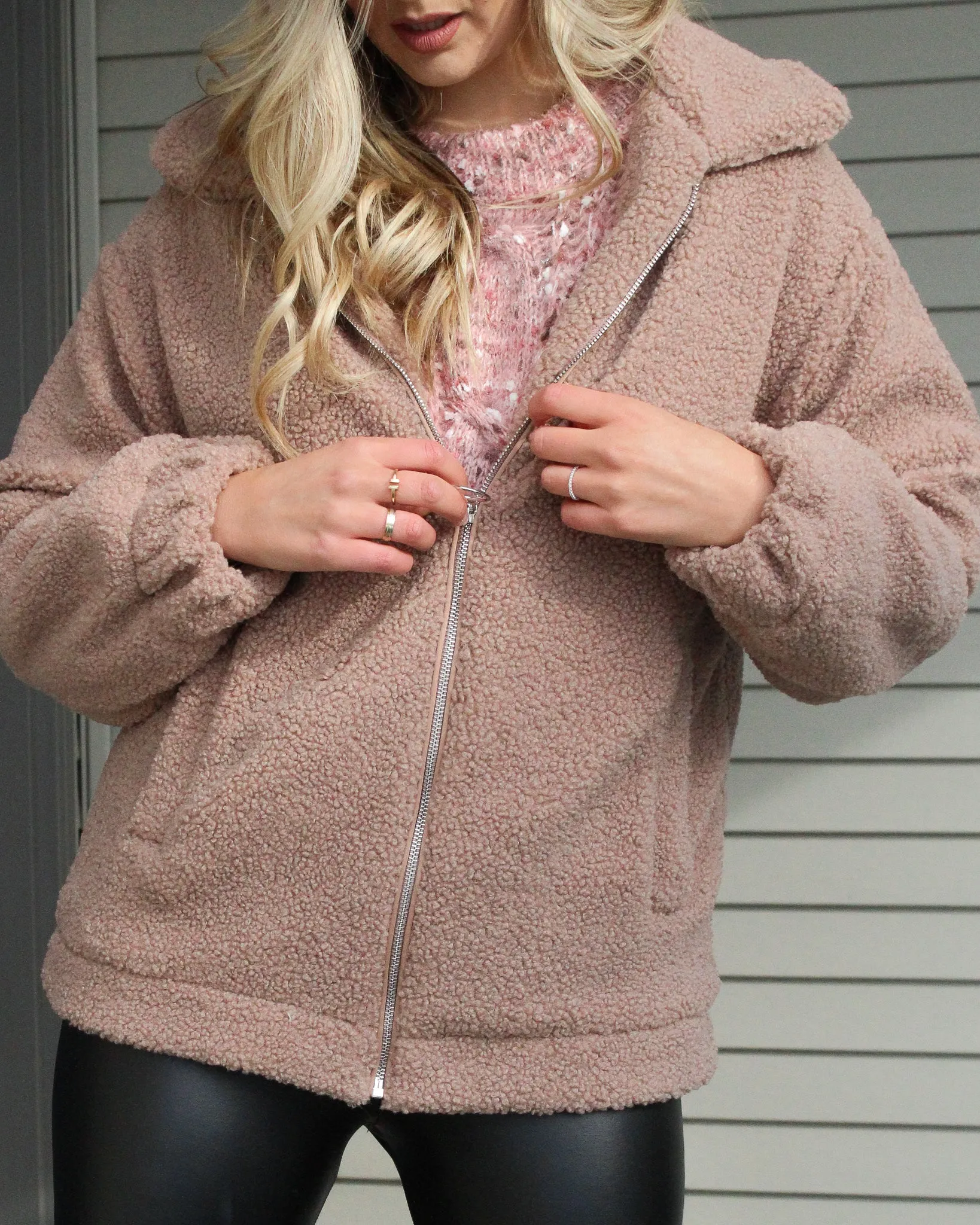 Totally Teddy Zip-Up Jacket sold by Finding July product image thumbnail 2