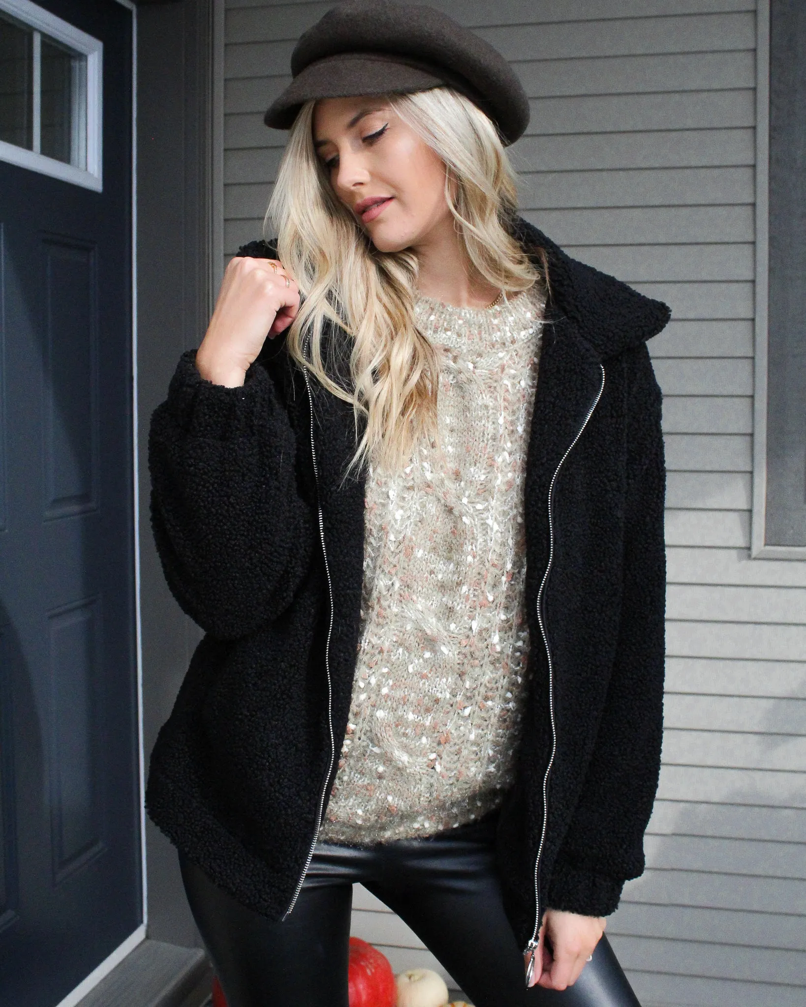 Totally Teddy Zip-Up Jacket sold by Finding July product image thumbnail 3