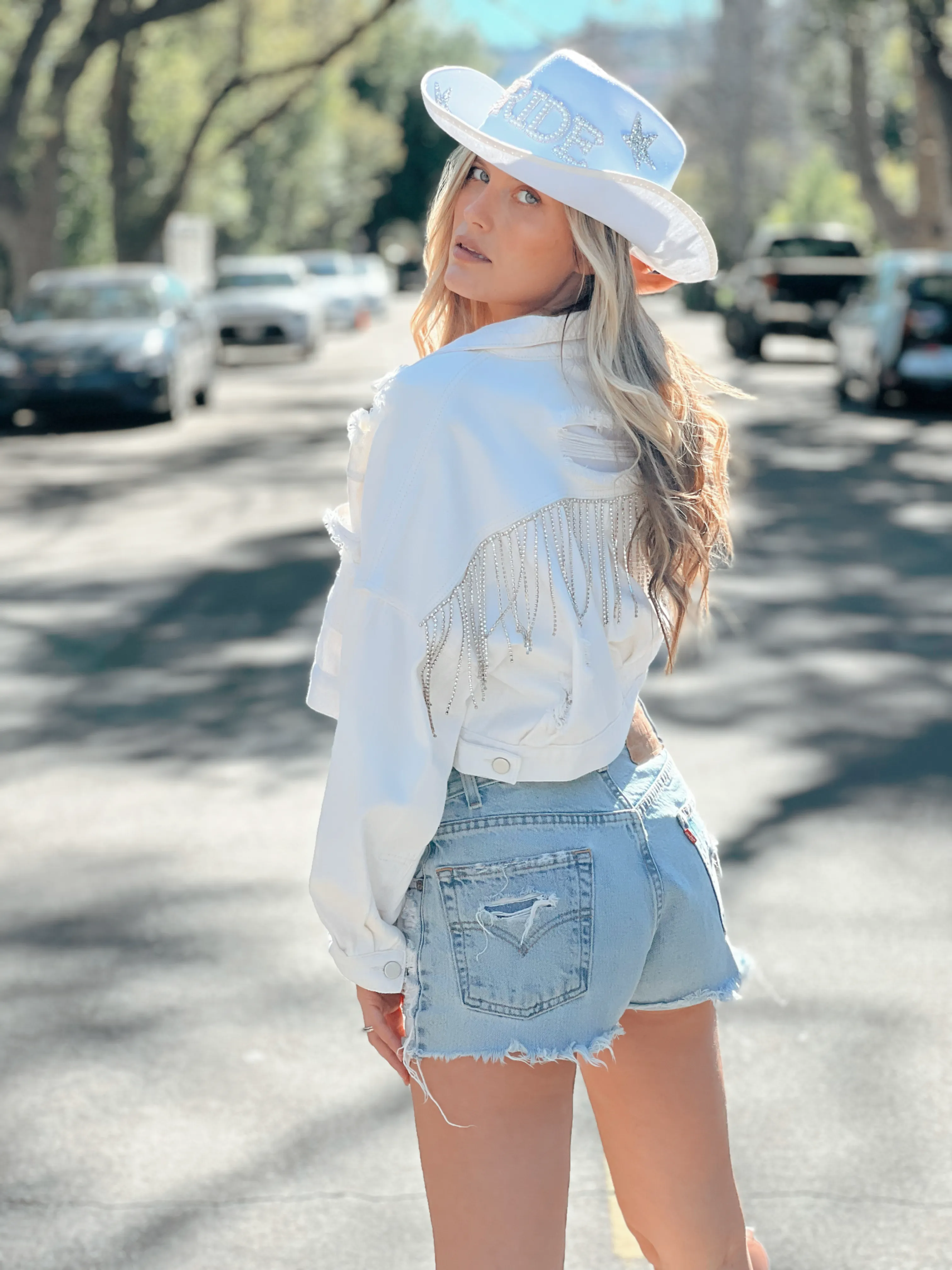 Bride Cowboy Hat sold by Finding July product image thumbnail 2
