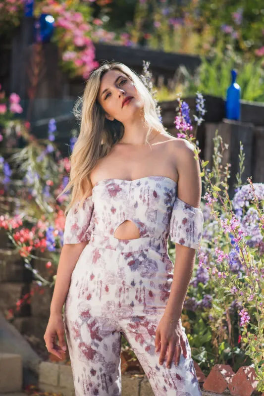 Floral Jasmine Jumpsuit sold by Finding July