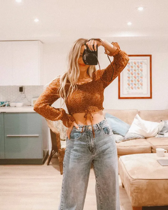 Real Love Ruched Top sold by Finding July